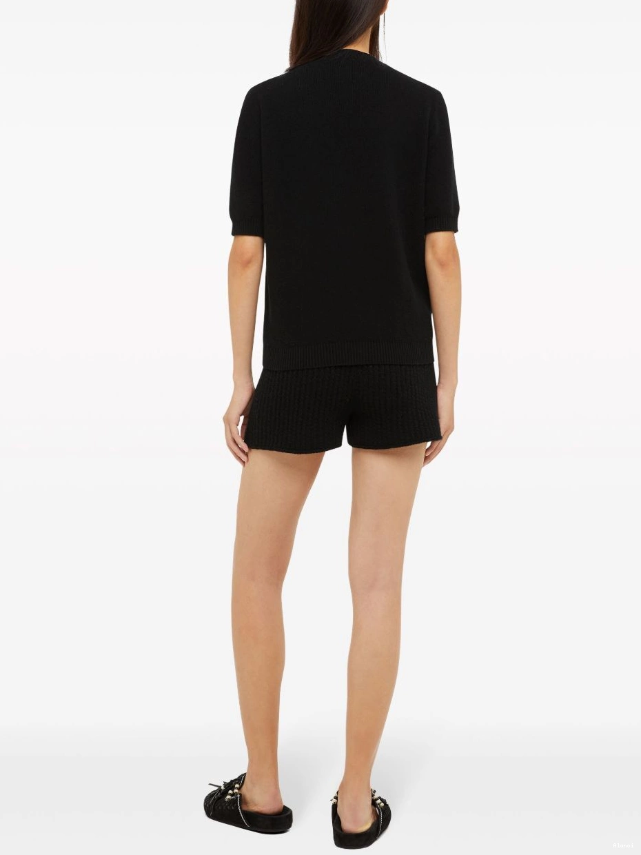 Cheap Women A Alanui T-shirt crew-neck Finest Knit 0730